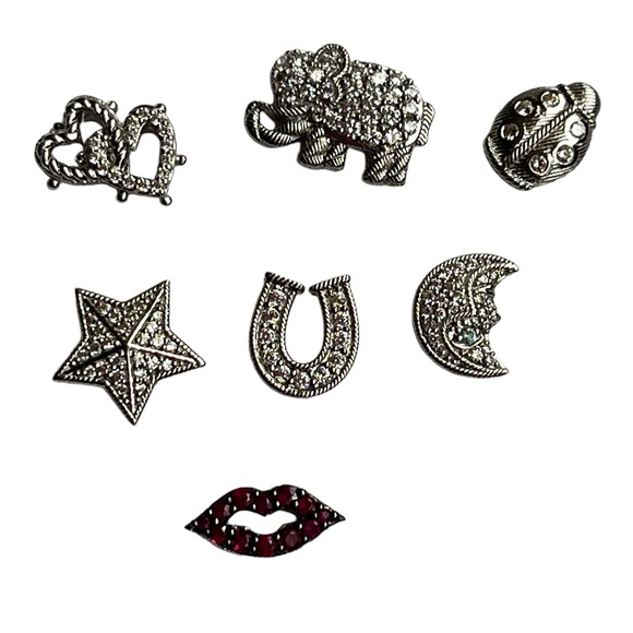 Judith Ripka Jewelry - Judith Ripka Little Floating Charms Sterling Silver CZ Pick your design!